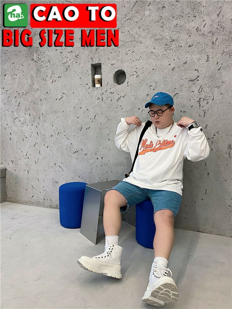 Áo Thun Tay Dài Trẻ Trung Big Size Men Chính Hãng Chất Lượng Cao