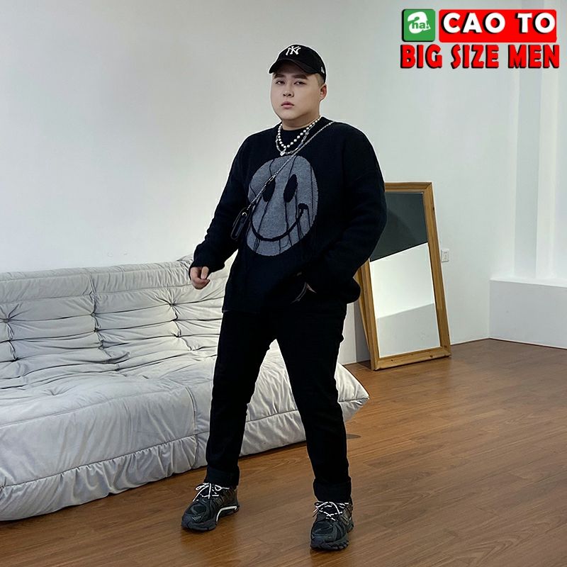 Áo Thun Tay Dài Smile Big Size Men Chính Hãng Chất Lượng Cao