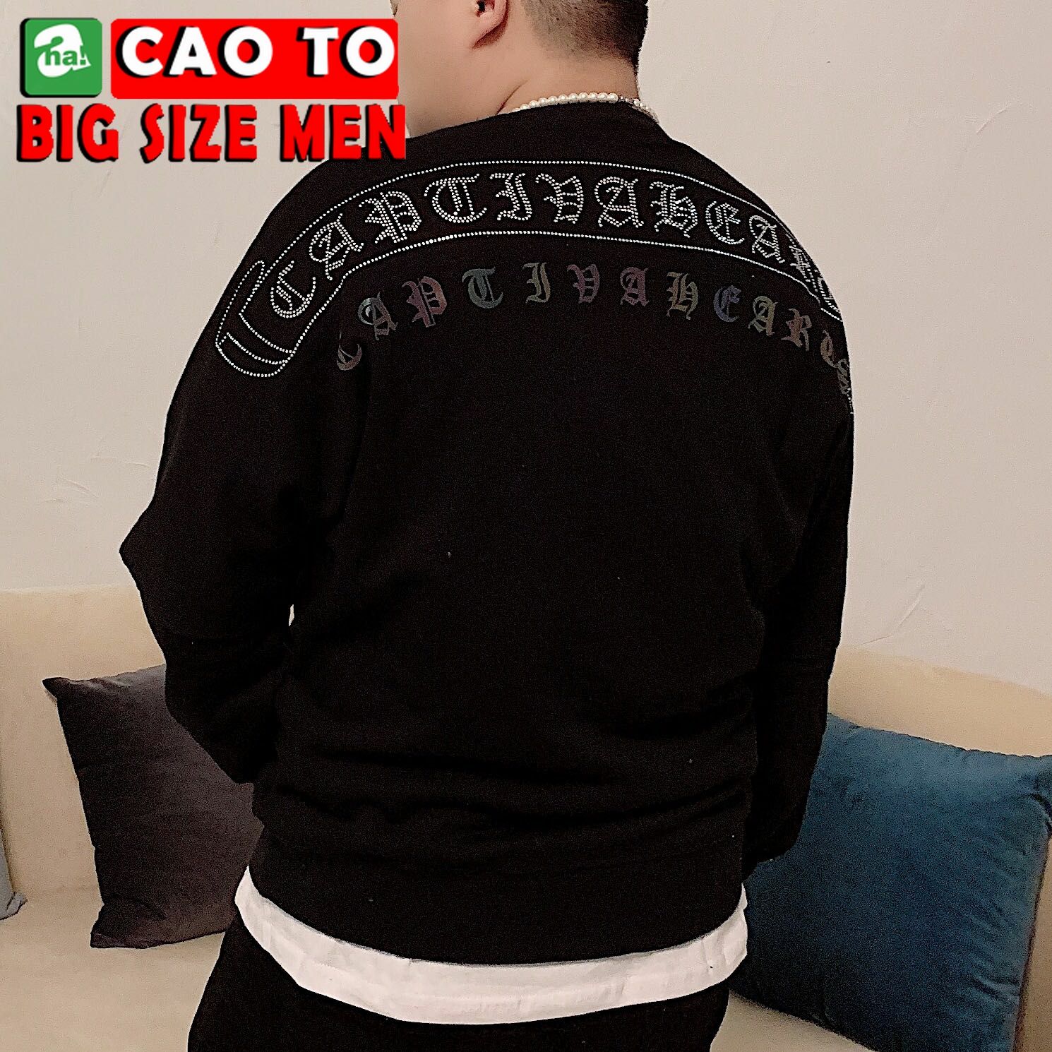 Áo Thun Tay Dài Big Size Men Họa Tiết Cực Ngầu Chính Hãng Chất Lượng Cao