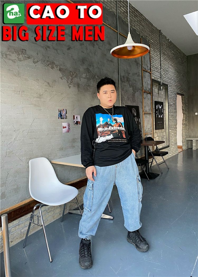 Áo Thun Tay Dài Hoạt Hình Big Size Men Chính Hãng Chất Lượng Cao