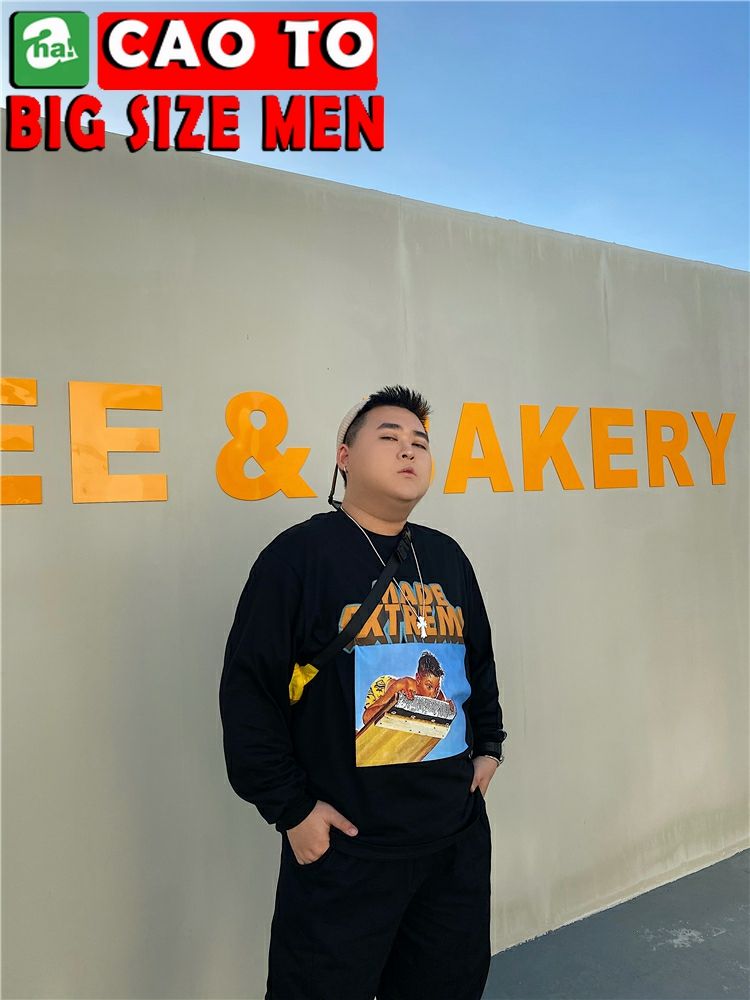 Áo Thun Tay Dài Hoạt Hình Big Size Men Chính Hãng Chất Lượng Cao