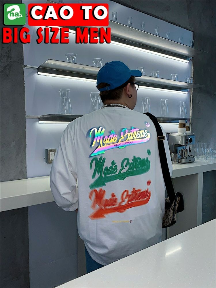 Áo Thun Tay Dài Trẻ Trung Big Size Men Chính Hãng Chất Lượng Cao