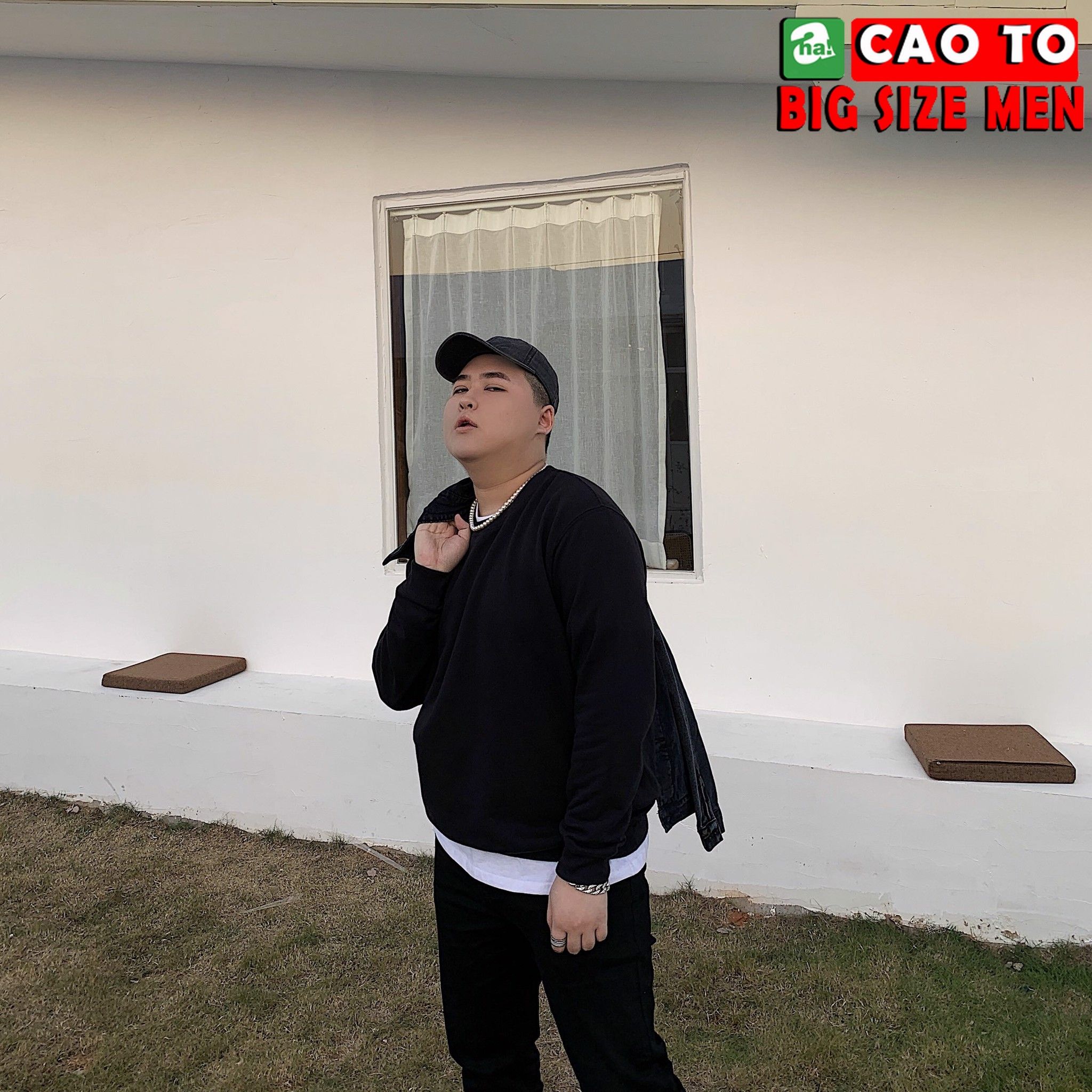 Áo Thun Tay Dài Đen Trơn Big Size Men Chính Hãng Chất Lượng Cao
