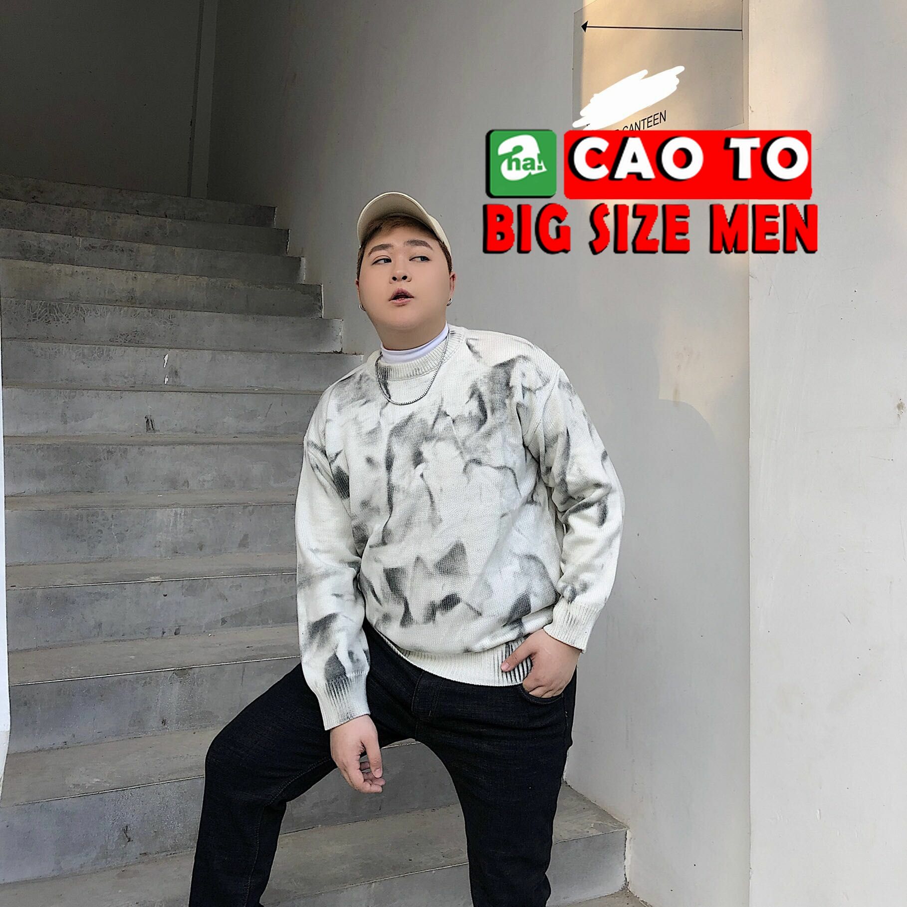 Áo Thun Tay Dài Big Size Men Kiểu Loang Màu Độc Đáo Hot Trend Chính Hãng Chất Lượng Cao
