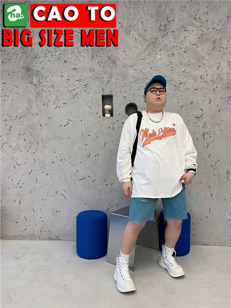 Áo Thun Tay Dài Trẻ Trung Big Size Men Chính Hãng Chất Lượng Cao