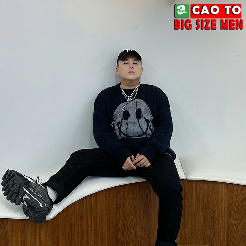 Áo Thun Tay Dài Smile Big Size Men Chính Hãng Chất Lượng Cao
