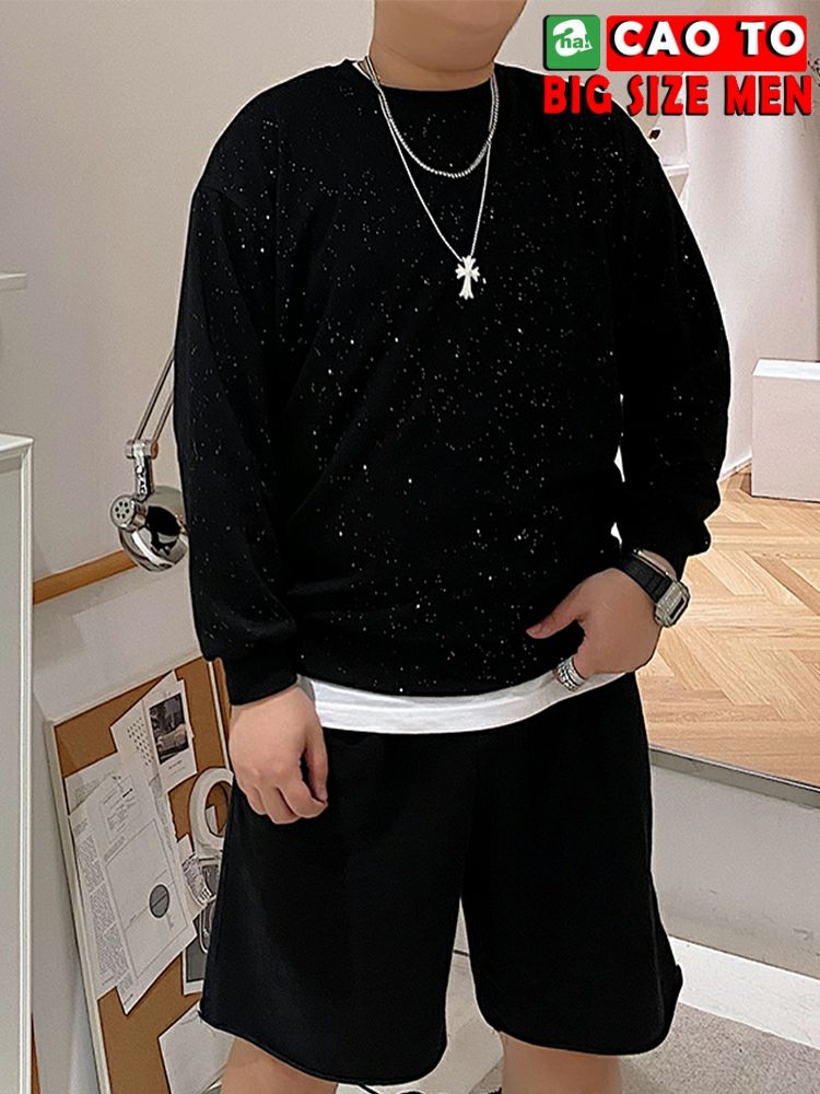 Áo Thun Tay Dài Đen Galaxy Big Size Men Hàng Chính Hãng Chất Lượng Cao