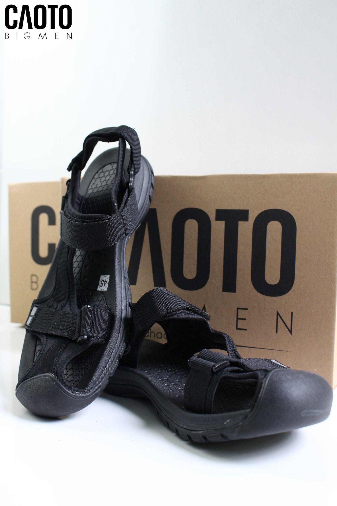 Dép Sandal Mũi Rọ Royal Màu Đen Big Size Men