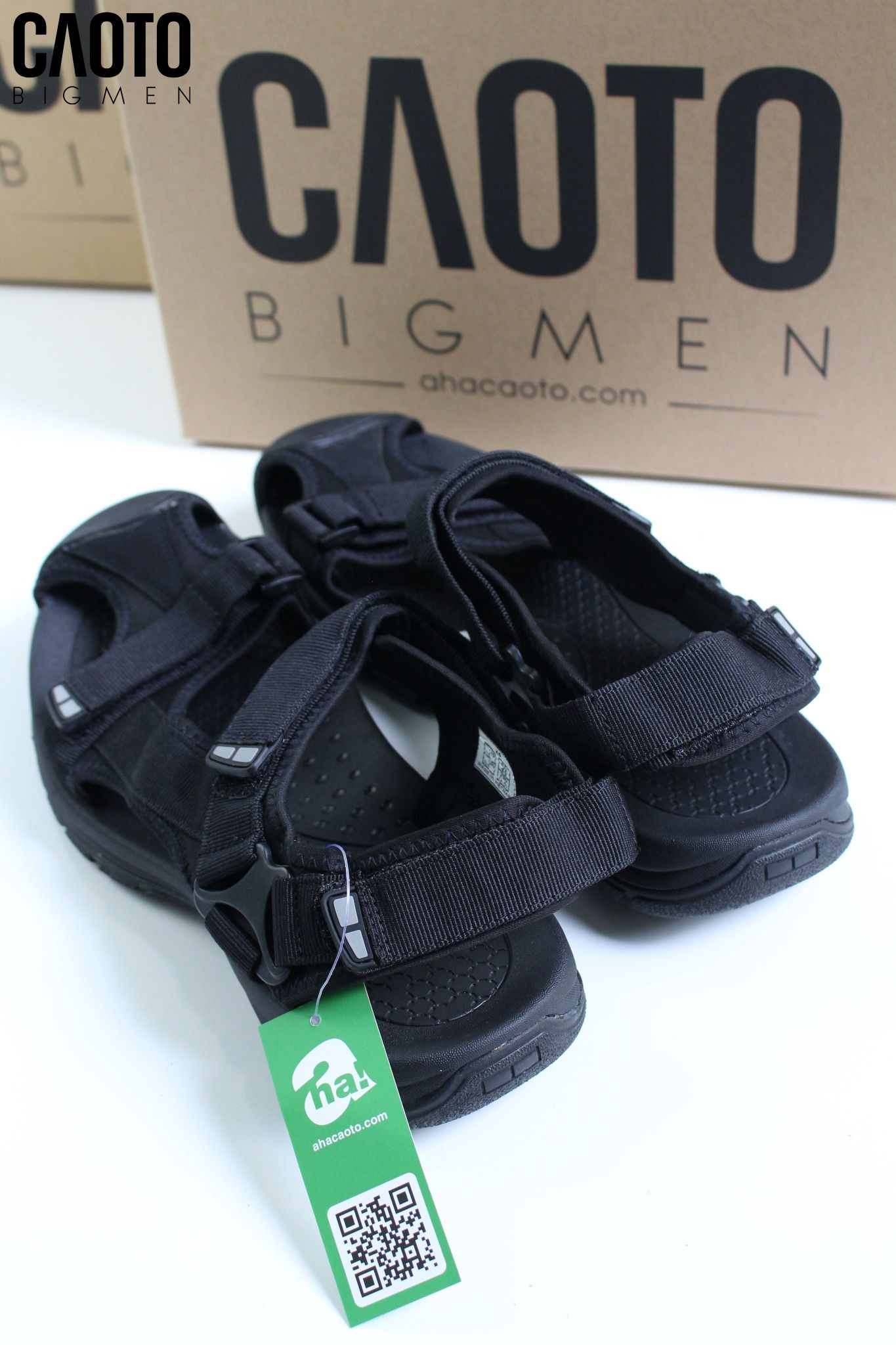 Dép Sandal Mũi Rọ Royal Màu Đen Big Size Men