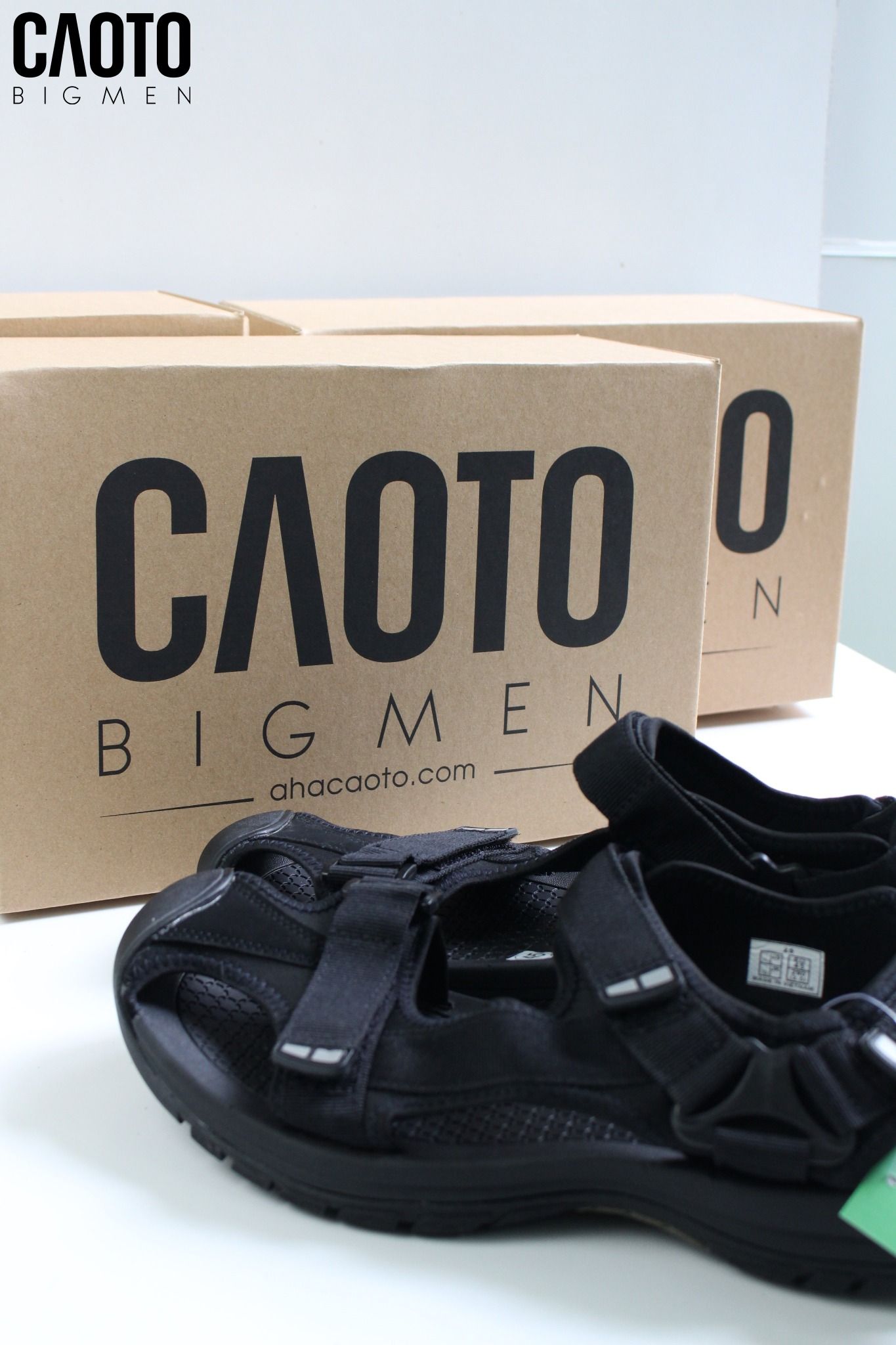 Dép Sandal Mũi Rọ Royal Màu Đen Big Size Men