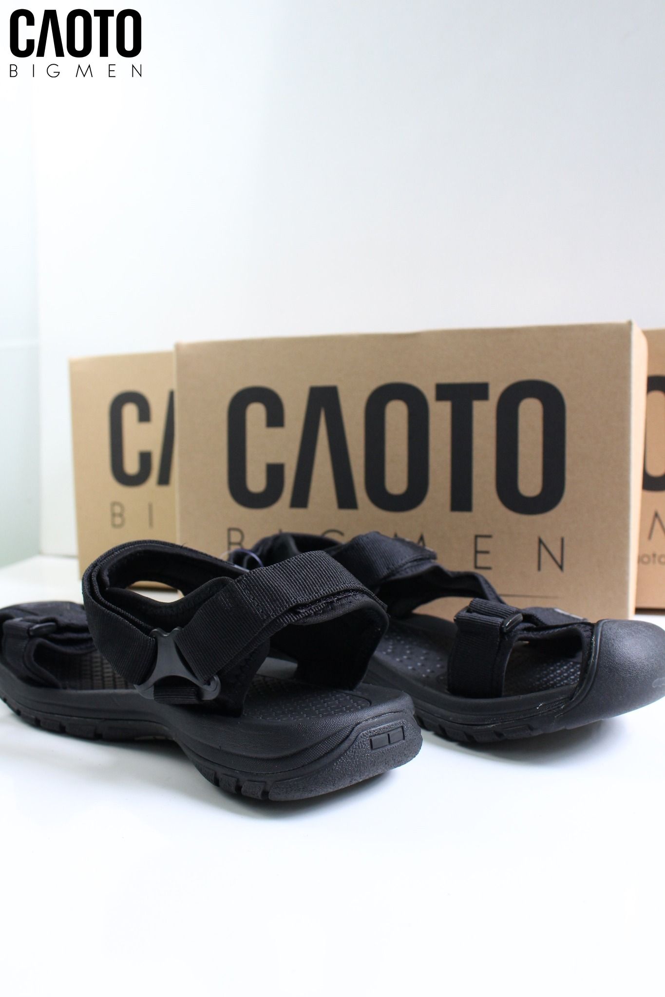 Dép Sandal Mũi Rọ Royal Màu Đen Big Size Men