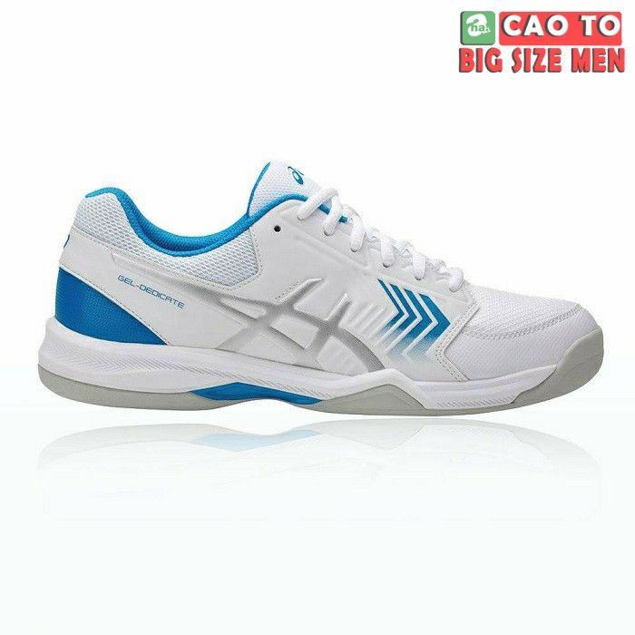 Giày Tennis Asics Gel-Dedicate White Big Size