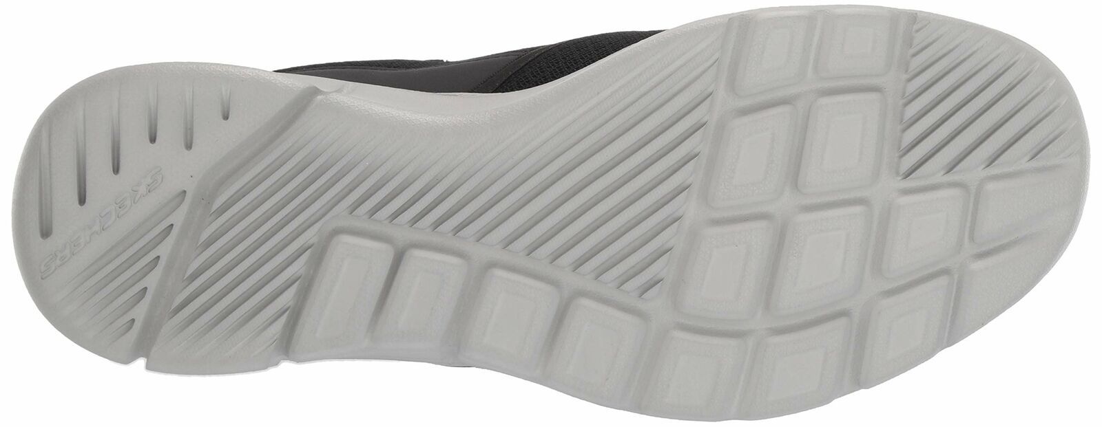 Giày Skechers Lười Đen Xám Chính Hãng Big Size 46 47 48 49