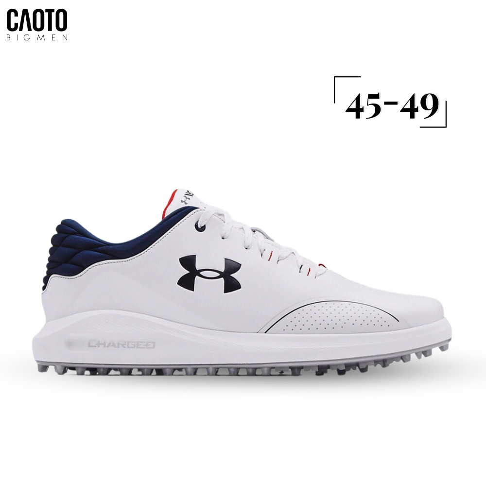 Giày Golf Under Armour UA Draw Sport SL White Junior Big Size