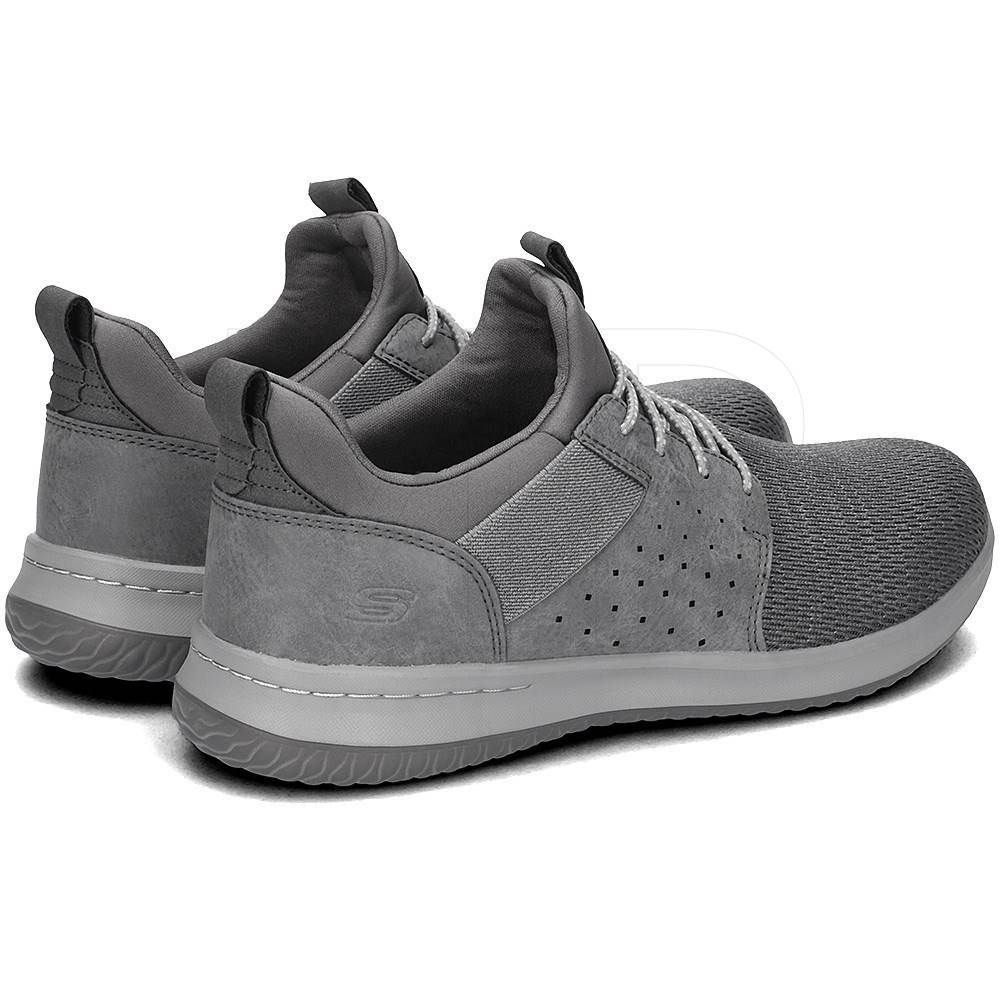 Giày Skechers Delson Xám Big Size 45 46 47 48 49