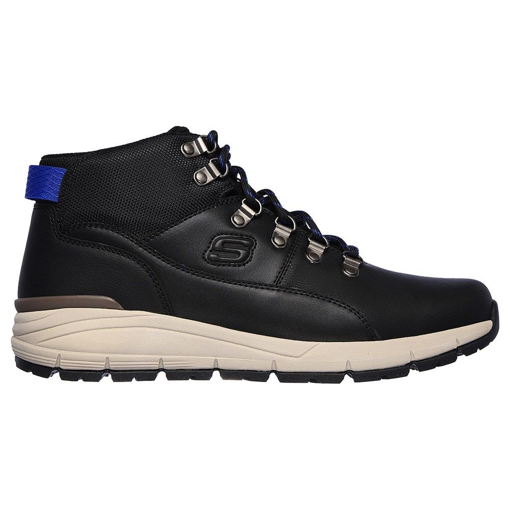 Giày Cao Cổ Skechers Volero Da Đen Big Size