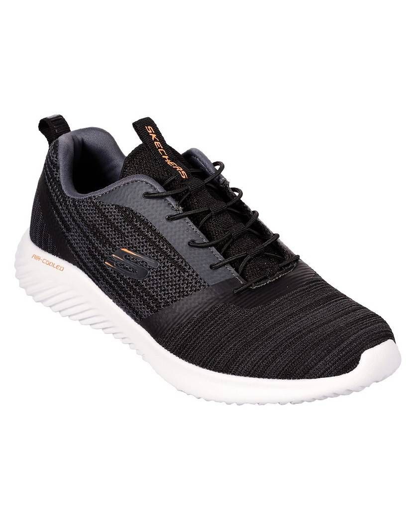 Giày Skechers Đen Trắng Chính Hãng Big Size 46 47 48 49