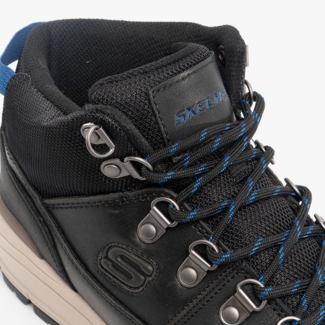 Giày Cao Cổ Skechers Volero Da Đen Big Size