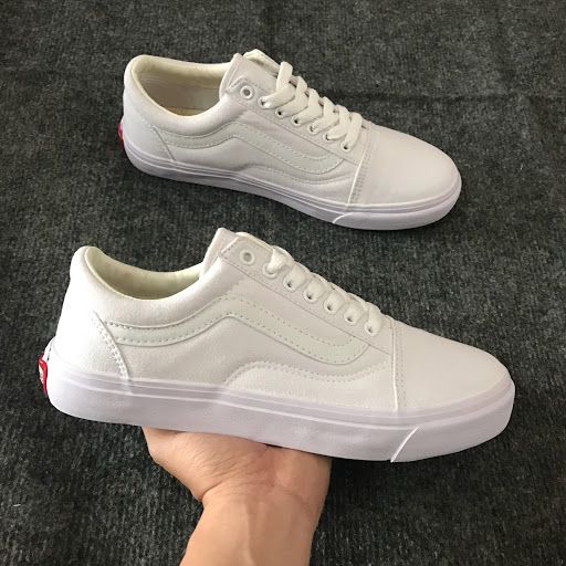 Giày Sneaker Vans Old Skool Trắng Cổ Thấp
