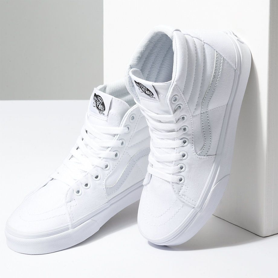 Giày Sneaker Vans Old Skool Trắng Cổ Cao