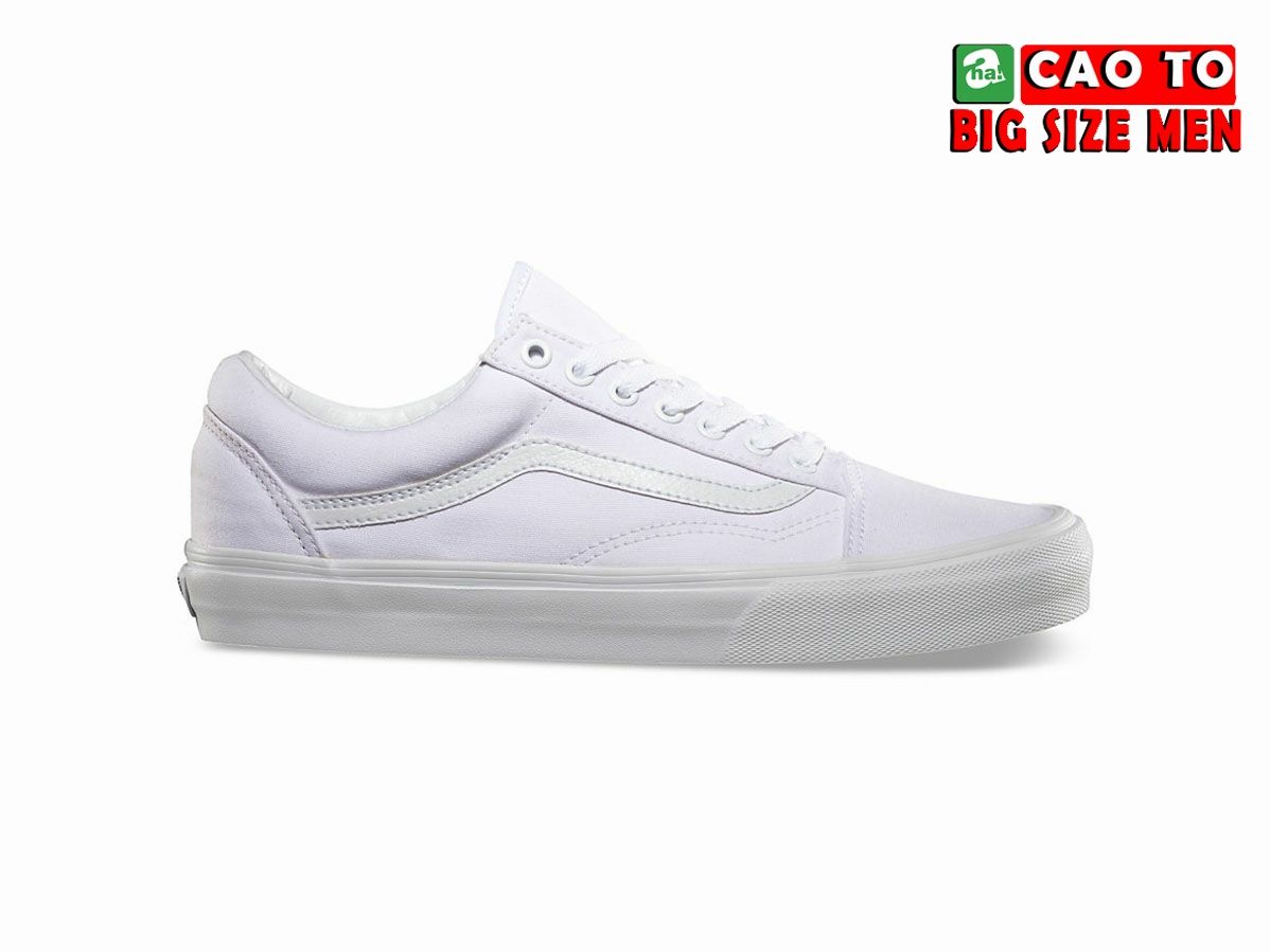 Giày Sneaker Vans Old Skool Trắng Cổ Thấp