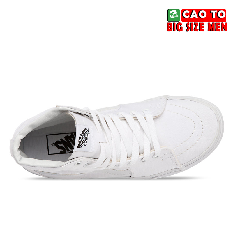 Giày Sneaker Vans Old Skool Trắng Cổ Cao