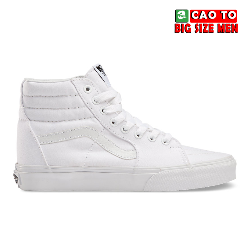 Giày Sneaker Vans Old Skool Trắng Cổ Cao