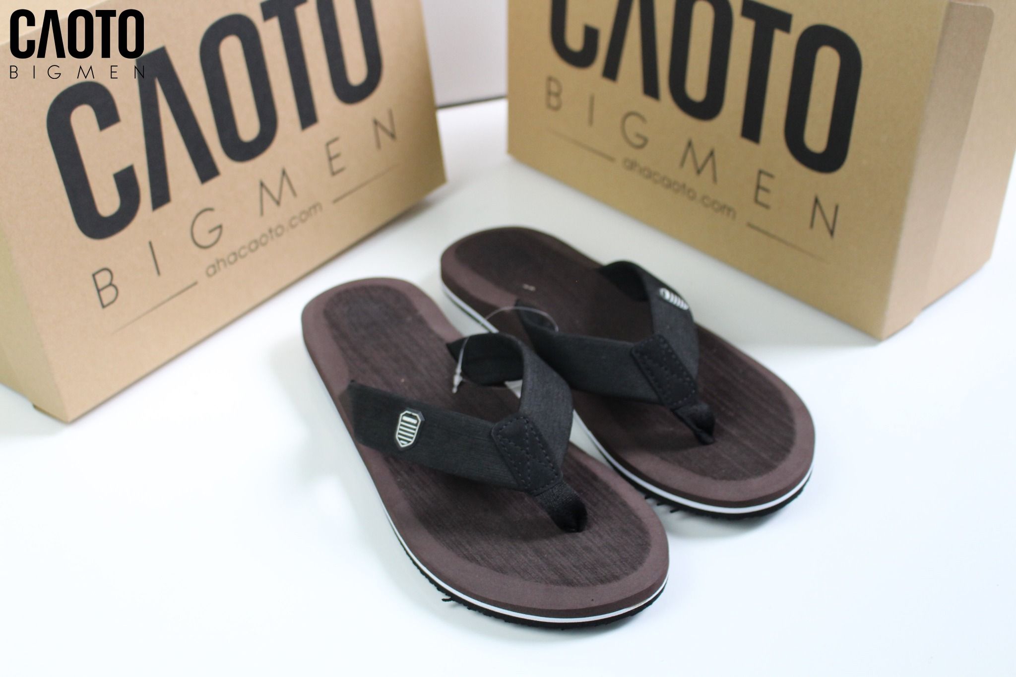 Dép Kẹp XMI Flip-Flop Màu Nâu Size Lớn