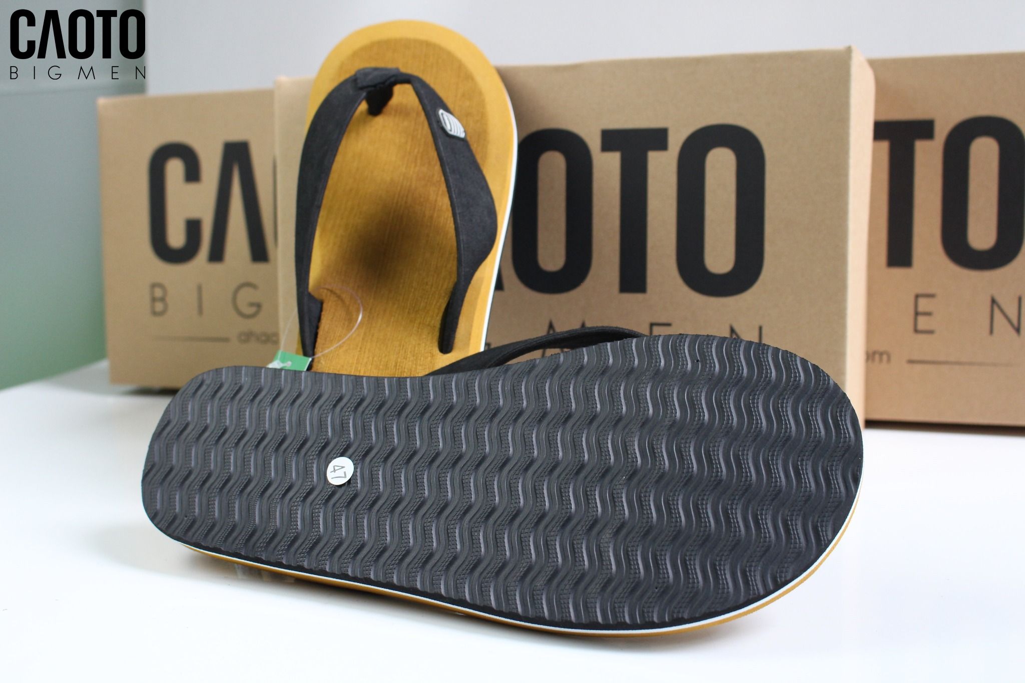 Dép Kẹp XMI Flip-flop Vàng Size Lớn