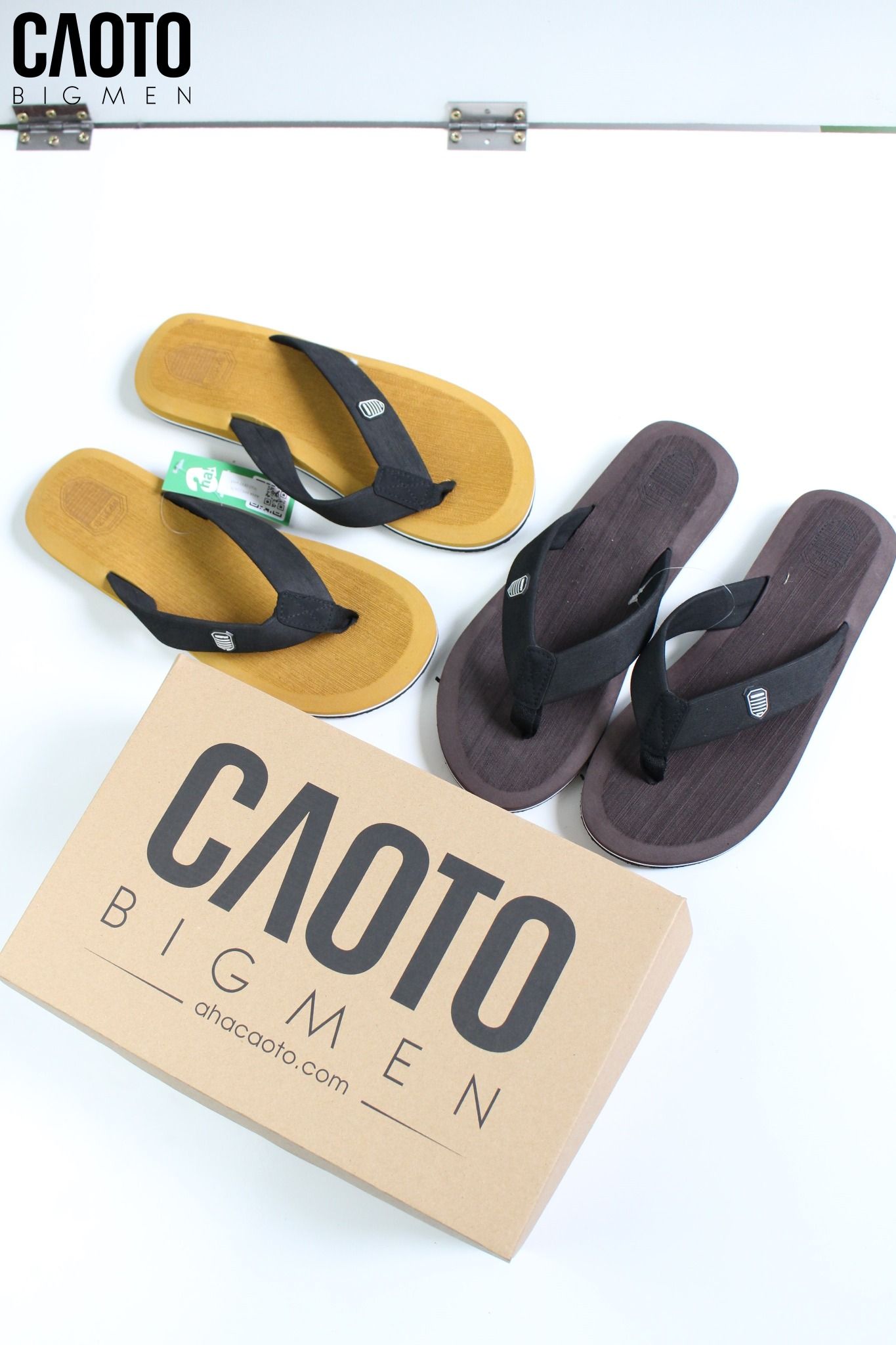 Dép Kẹp XMI Flip-Flop Màu Nâu Size Lớn