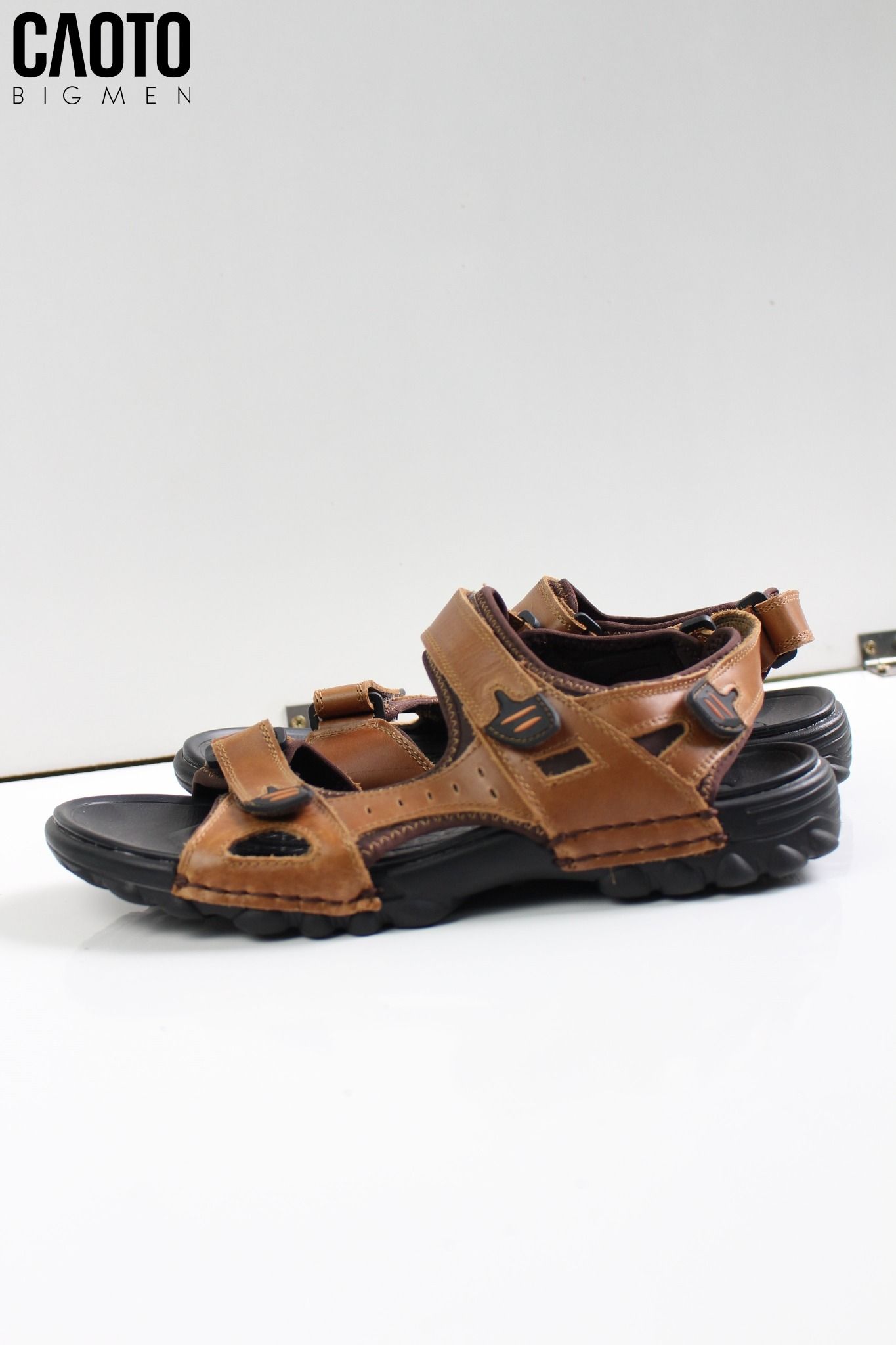 Giày Sandal Châu Âu Olist Màu Nâu Thời Trang Big Size Men