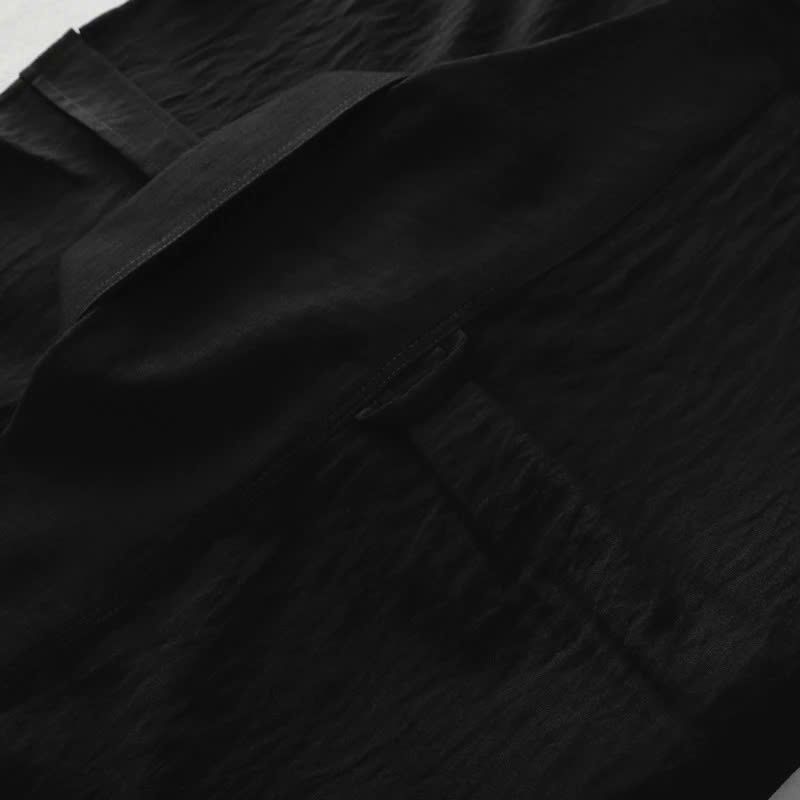 Sơ Mi Đen Vải Đũi Bigsize 90-120KG (New Collection)