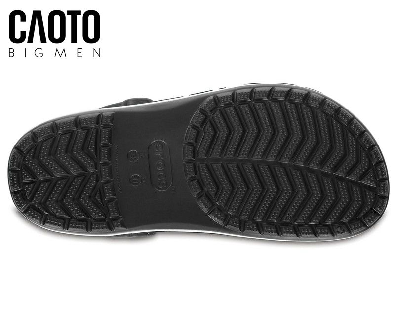 Dép Quai Ngang Crocs Iconic Comfort Màu Đen Chính Hãng Big Size
