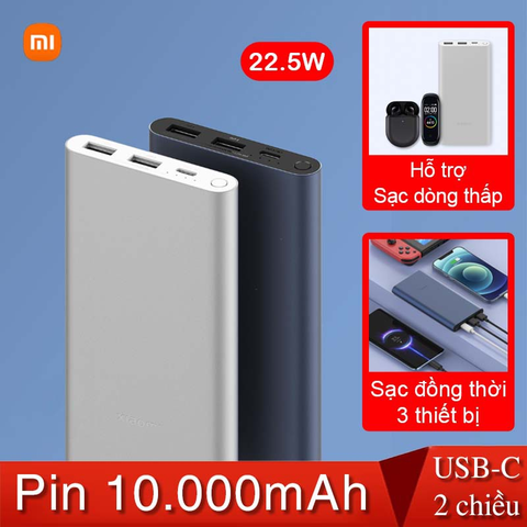  Pin dự phòng 10000mAh sạc nhanh 22.5W PB100DZM 