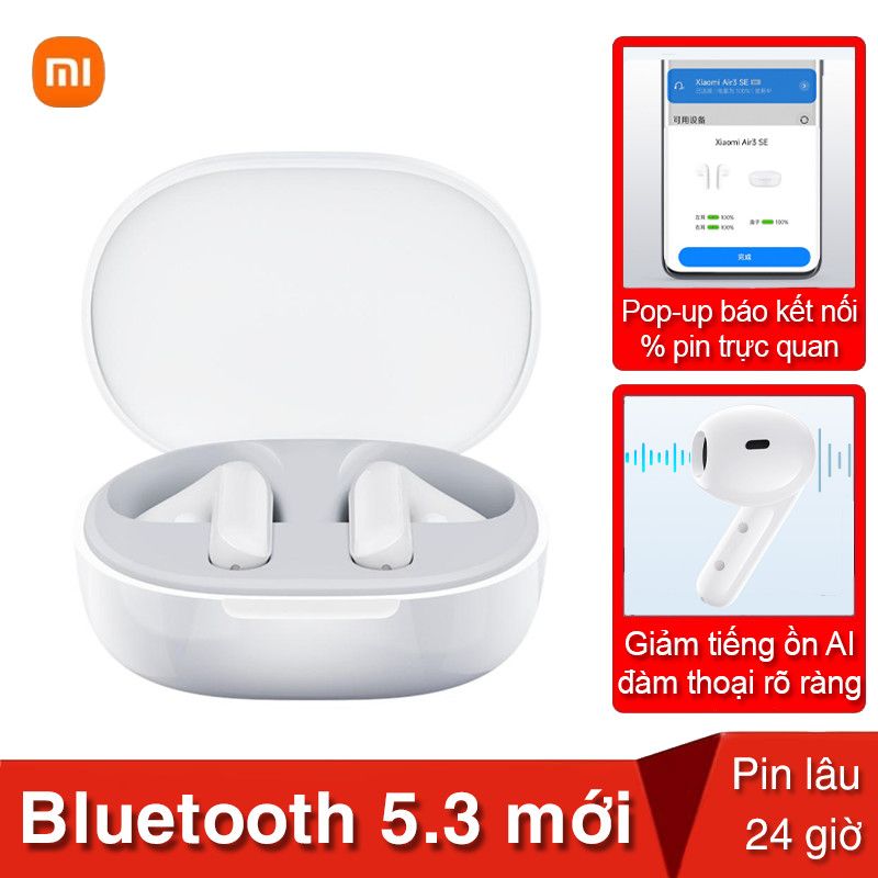 Tai nghe Xiaomi Air 3 SE có khử tiếng ồn chủ động