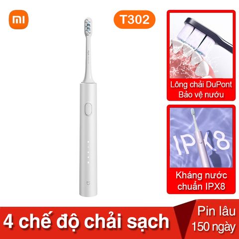  Bàn chải điện Xiaomi Mijia Sonic T302 MES608 vệ sinh răng miệng 