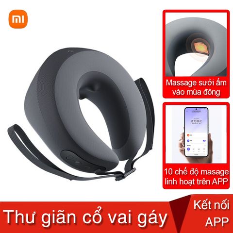  Gối massage cổ thông minh Xiaomi Mijia MJNKAM01SKS chườm ấm 