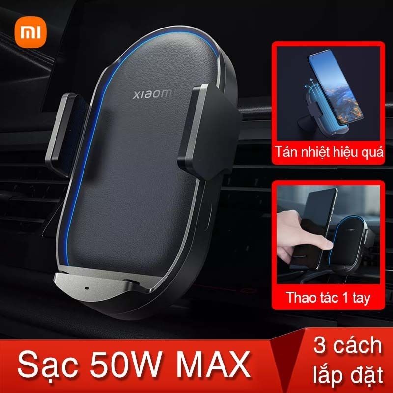 Kẹp điện thoại kiêm sạc không dây ô tô Xiaomi Pro WCJ05ZM