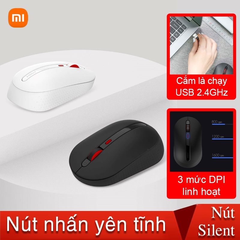 Chuột không dây Xiaomi MIIIW MWMM01 Silent Edition