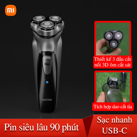  Máy cạo râu Enchen BlackStone Electric Shaver 3D Xiaomi 