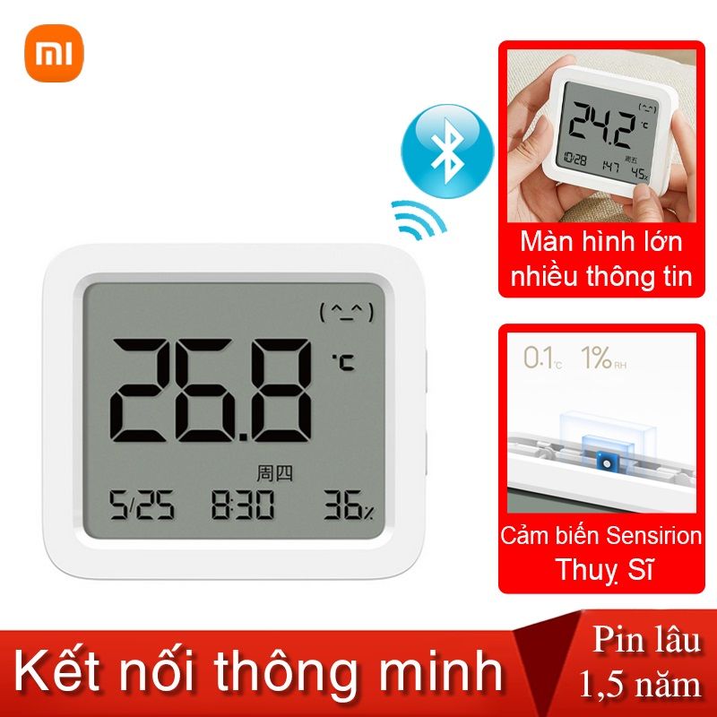 Nhiệt ẩm kế thông minh Xiaomi Mijia 3 MJWSD05MMC