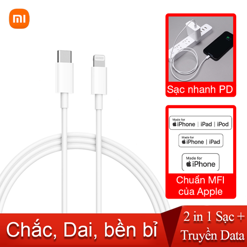  Cáp sạc USB-C to Lightning Xiaomi chuẩn MFI BHR4421GL dây sạc c to lightning 