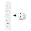 Ổ cắm thông minh Xiaomi Gosund CP5 kết nối app 4 ổ 3 USB Power Strip