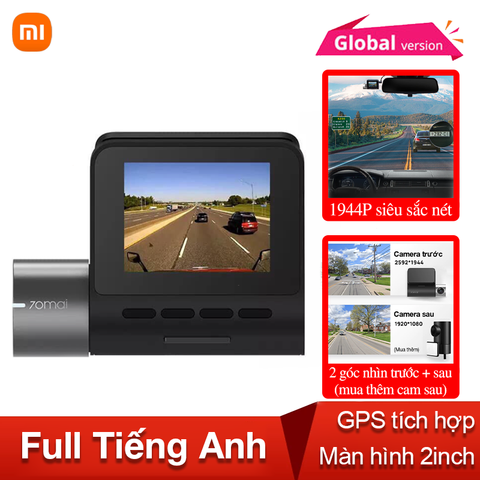  Camera hành trình 70mai Pro Plus A500S Bản Quốc Tế 