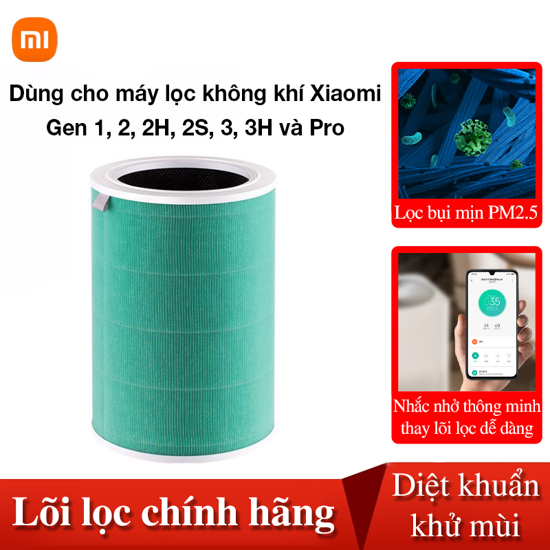 Lõi lọc không khí Xiaomi xanh khử mùi M6R-FLP