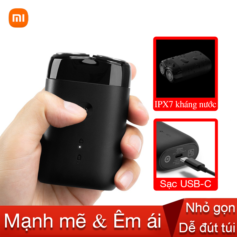 Máy cạo râu mini Mijia S100 MSX201 2 lưỡi dao Xiaomi