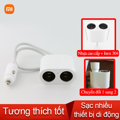  Sạc xe hơi 1 phân 2 Xiaomi Roidmi 