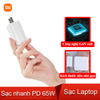 Bộ sạc Xiaomi GaN 65W Type-C AD65GEU Quốc Tế