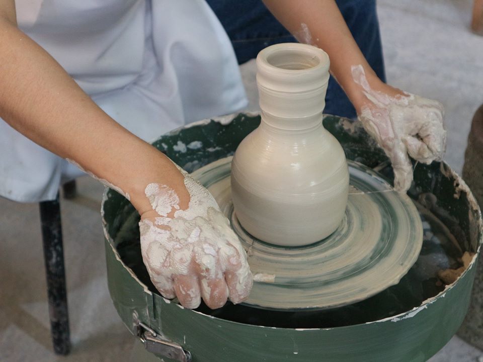 Bàn xoay gốm, H50cm