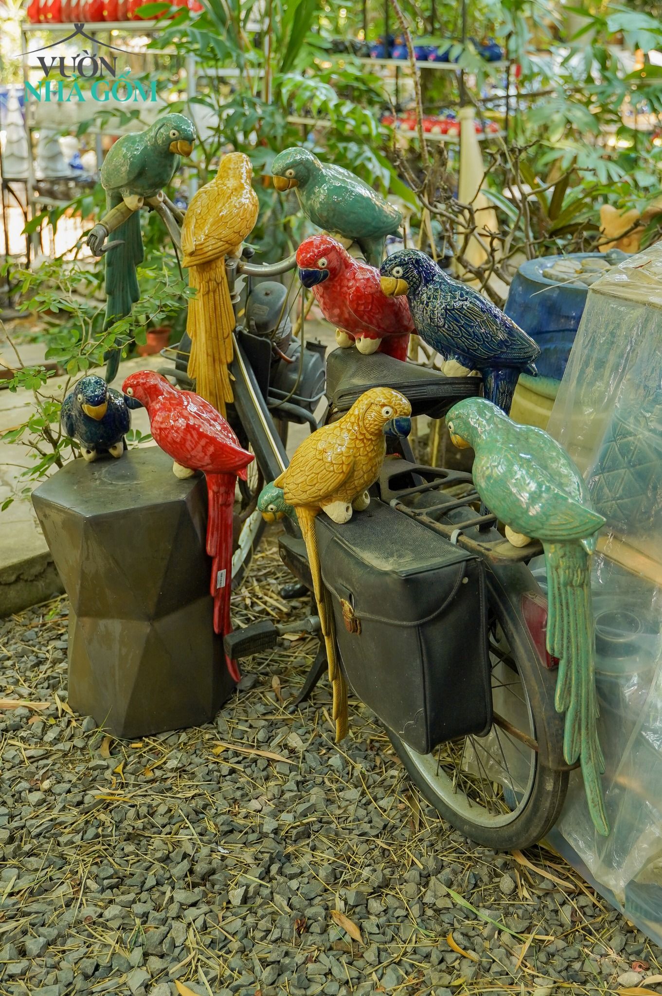 Bộ sưu tập THÚ GỐM MỸ NGHỆ, Vườn Nhà Gốm, gốm thủ công, linh vật gốm